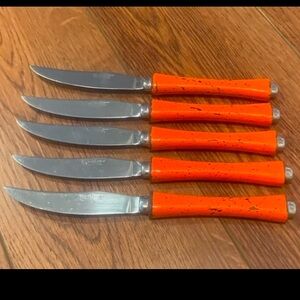 Vintage (5) NASCO Japanese Star fire Knives